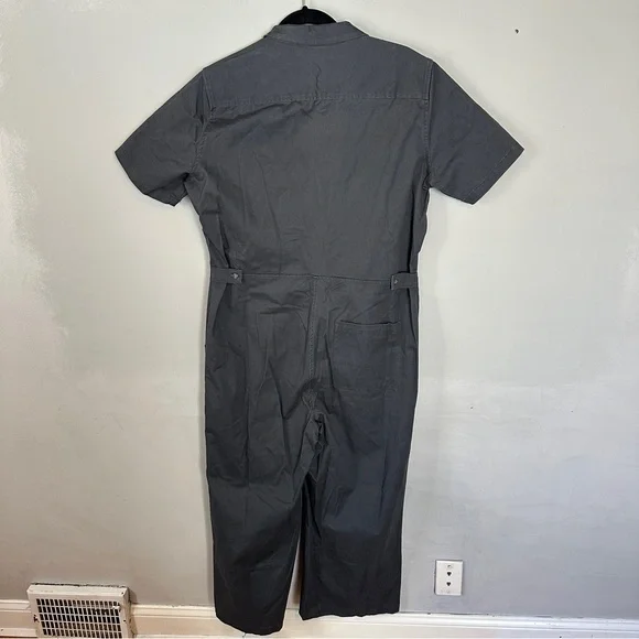 Bridge & Burn The Lou Utility Jumpsuit NWT NEW Large Slate - Picture 5 of 13
